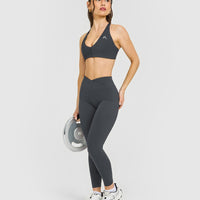 Unified Micro Bralette | Coal