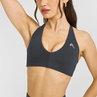 Unified Micro Bralette | Coal