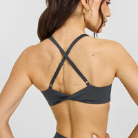 Unified Micro Bralette | Coal