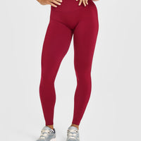 Effortless Seamless Leggings | Claret Red