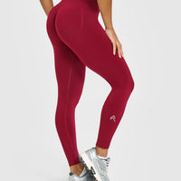 Effortless Seamless Leggings | Claret Red