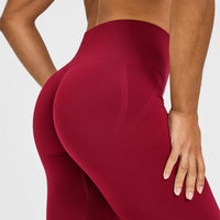 Effortless Seamless Leggings | Claret Red