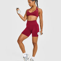 Effortless Seamless Shorts | Claret Red