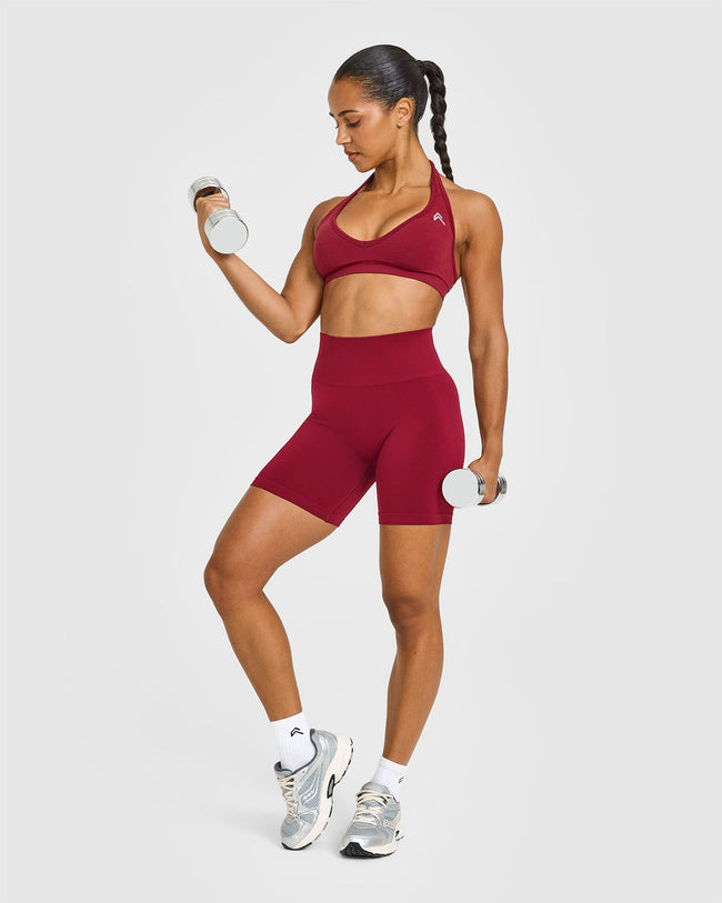 Effortless Seamless Shorts | Claret Red
