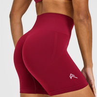 Effortless Seamless Shorts | Claret Red