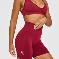 Effortless Seamless Shorts | Claret Red