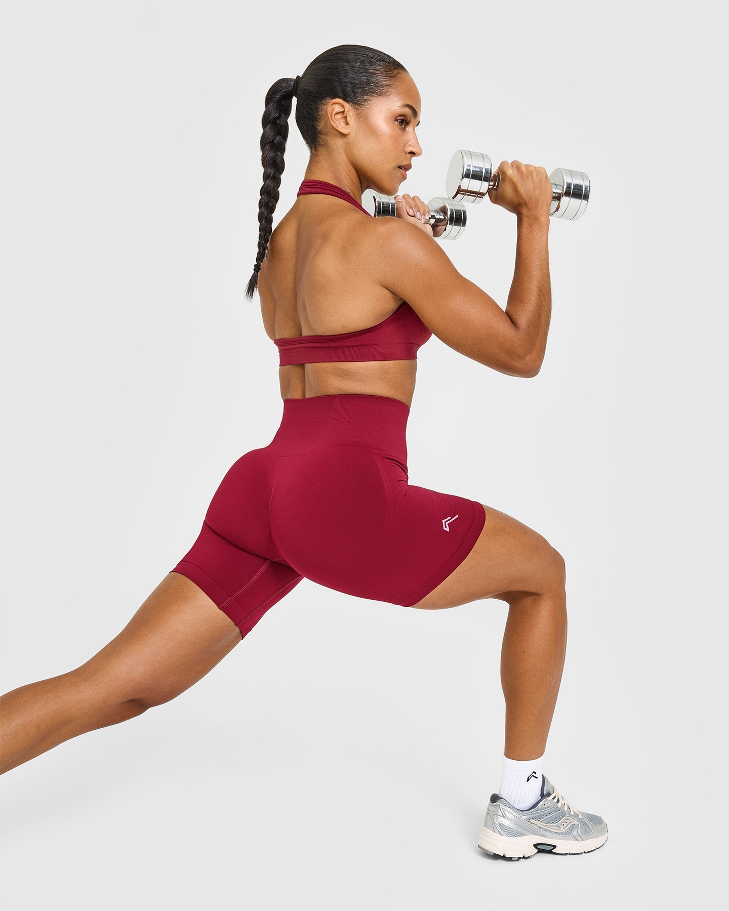 Effortless Seamless Shorts | Claret Red