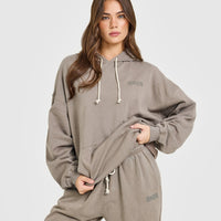 Raw Lounge Oversized Hoodie | Washed Minky