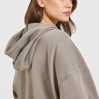Raw Lounge Oversized Hoodie | Washed Minky