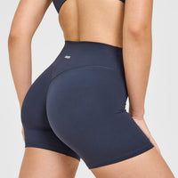 SoftMotion™ High Waisted Shorts 6" | True Blue