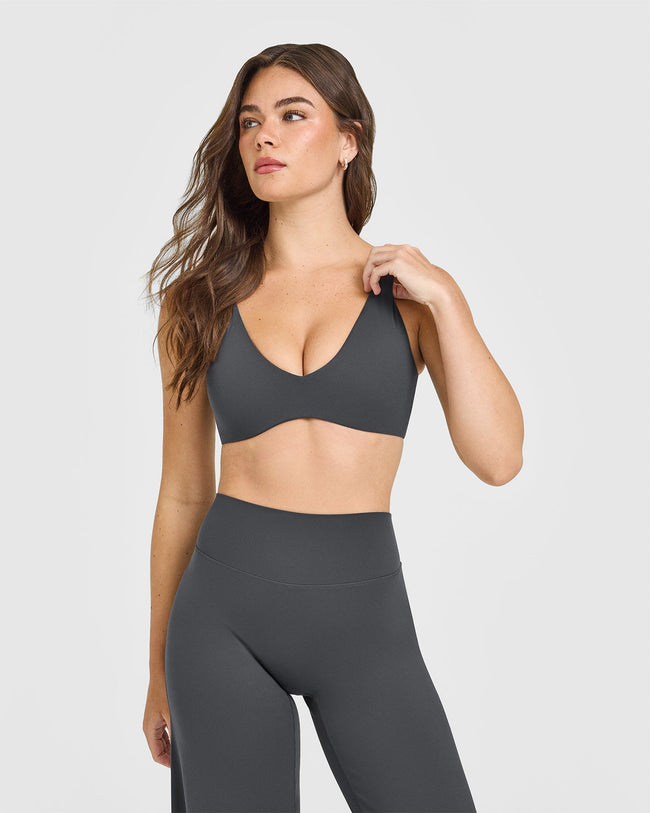SoftMotion™ Scoop Back Bralette | Coal