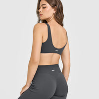 SoftMotion™ Scoop Back Bralette | Coal