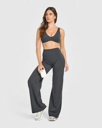 SoftMotion™ Scoop Back Bralette | Coal