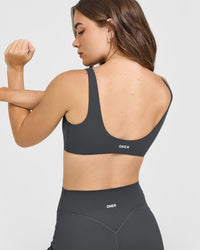 SoftMotion™ Scoop Back Bralette | Coal