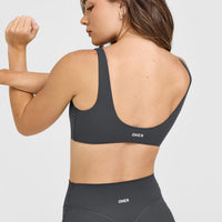 SoftMotion™ Scoop Back Bralette | Coal