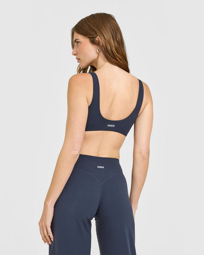 SoftMotion™ Scoop Back Bralette | True Blue