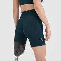 Effortless Seamless Shorts | Oil Blue