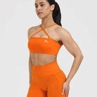 Everyday Bandeau Bralette | Flame Orange