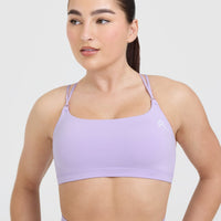 Everyday Cross Over Bralette | Lavender Purple