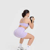 Everyday Cross Over Bralette | Lavender Purple