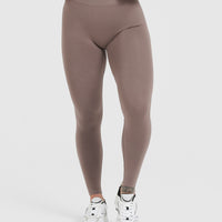 Effortless Seamless Leggings | Washed Cool Brown