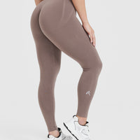 Effortless Seamless Leggings | Washed Cool Brown