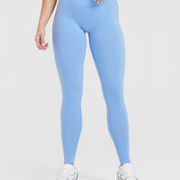 Effortless Seamless Leggings | Powdered Blue