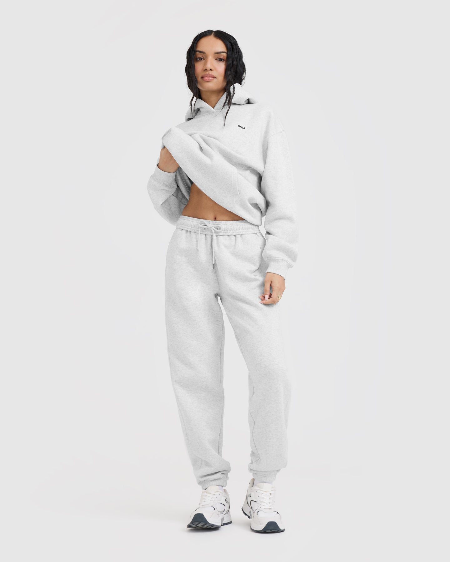 Foundations Jogger | Light Grey Marl