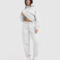 Foundations Jogger | Light Grey Marl