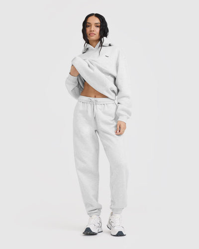 Foundations Jogger | Light Grey Marl