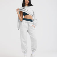 Foundations Jogger | Light Grey Marl