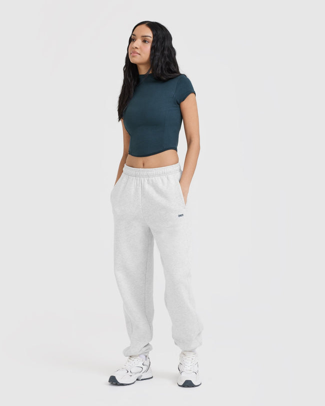 Foundations Jogger | Light Grey Marl