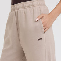 Foundations Straight Leg Joggers | Mushroom Brown