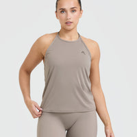 Go To High Neck Loose Crop Vest | Minky