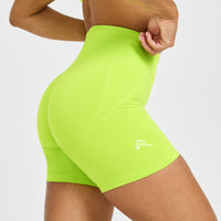 Effortless Seamless Shorts | Charged Lime Green