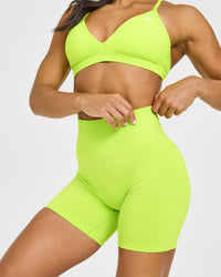Effortless Seamless Shorts | Charged Lime Green