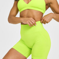 Effortless Seamless Shorts | Charged Lime Green