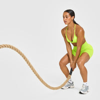 Effortless Seamless Shorts | Charged Lime Green