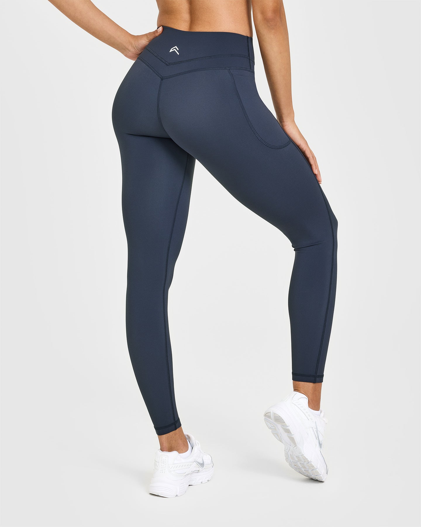 Unified High Waisted Pocket Leggings | True Blue