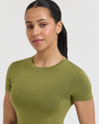 Mellow™ Soft Short Sleeve T-Shirt | Olive Green