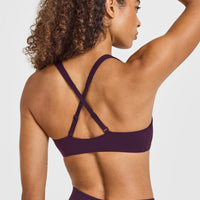 EasyLift™ Cross Back Sports Bra | Blackberry Purple