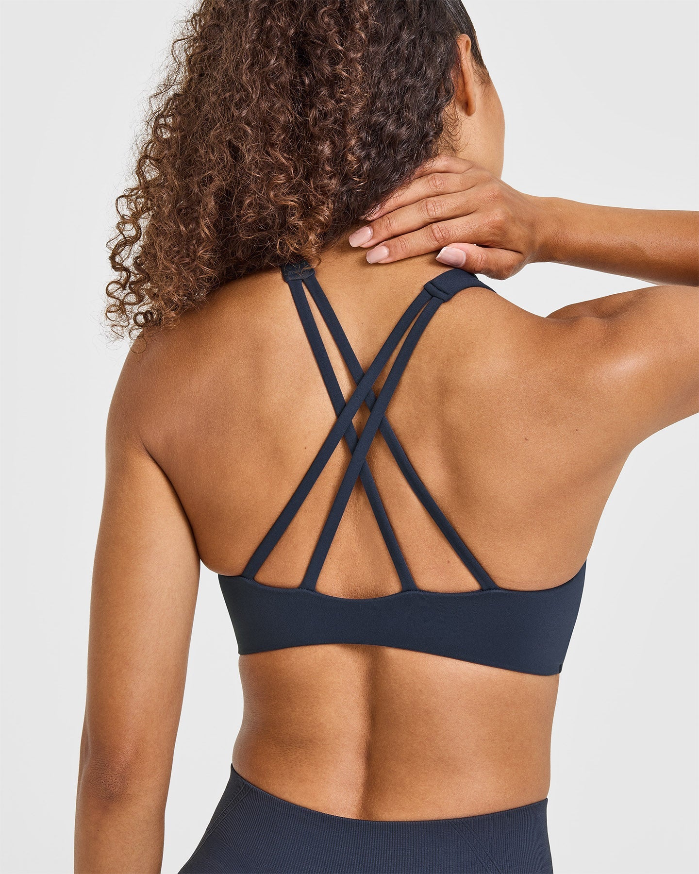 EasyLift™ High Neck Sports Bra | True Blue