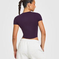 Mellow™ Soft Mid Short Sleeve T-Shirt | Blackberry Purple