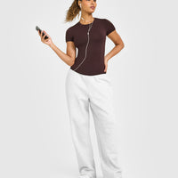 Mellow™ Soft Short Sleeve T-Shirt | Plum Brown