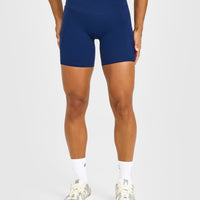 Unified High Waisted Pocket Shorts 6" | Midnight