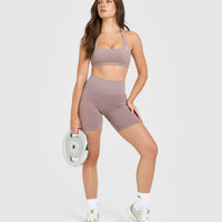 Effortless Seamless Shorts | Dusty Purple
