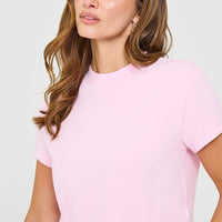 Cotton Relaxed T-Shirt | Chalk Pink