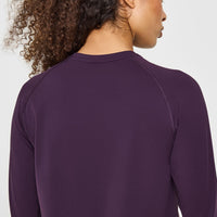 Go To Seamless Loose Long Sleeve Top | Blackberry Purple