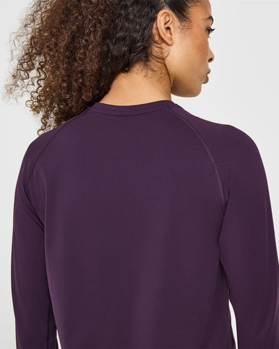 Go To Seamless Loose Long Sleeve Top | Blackberry Purple