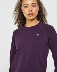 Go To Seamless Loose Long Sleeve Top | Blackberry Purple